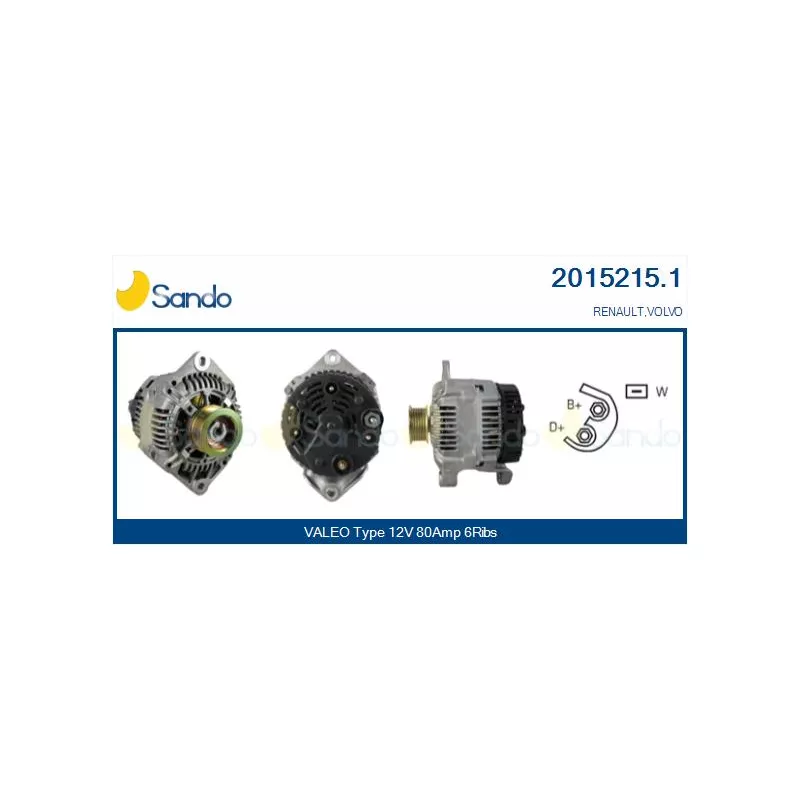Alternateur SANDO 2015215.1