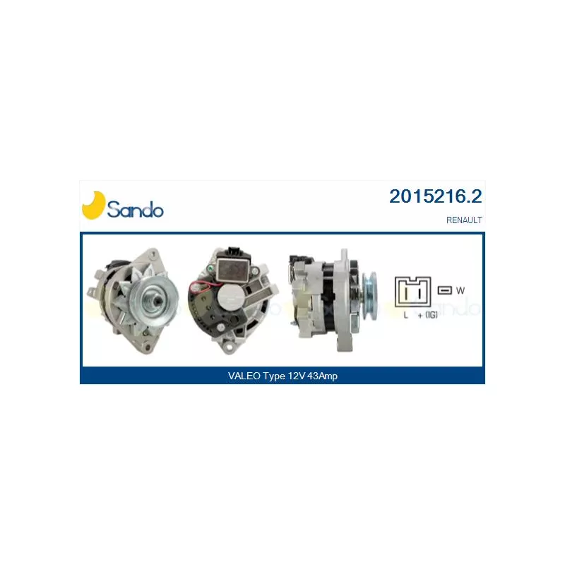 Alternateur SANDO 2015216.2