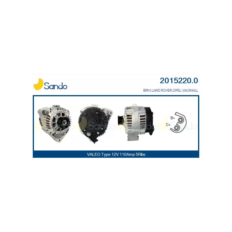 Alternateur SANDO 2015220.0