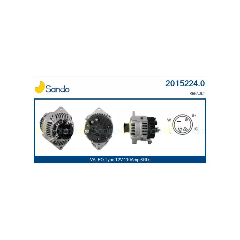 Alternateur SANDO 2015224.0