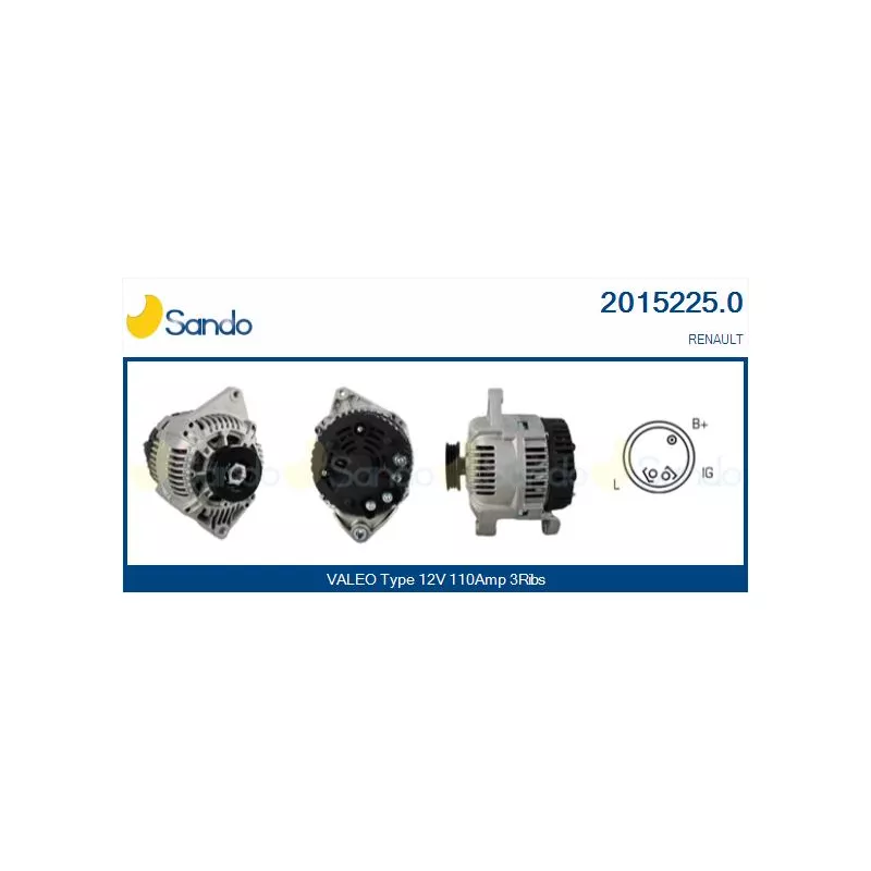 Alternateur SANDO 2015225.0