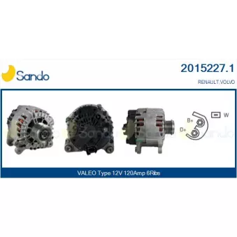Alternateur SANDO 2015227.1