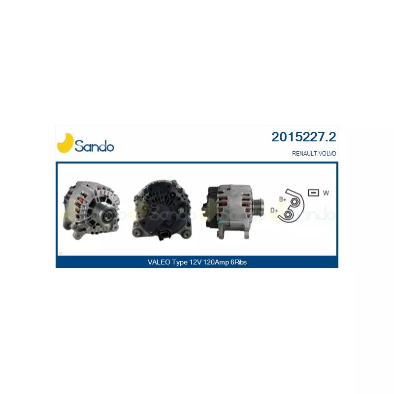 Alternateur SANDO 2015227.2