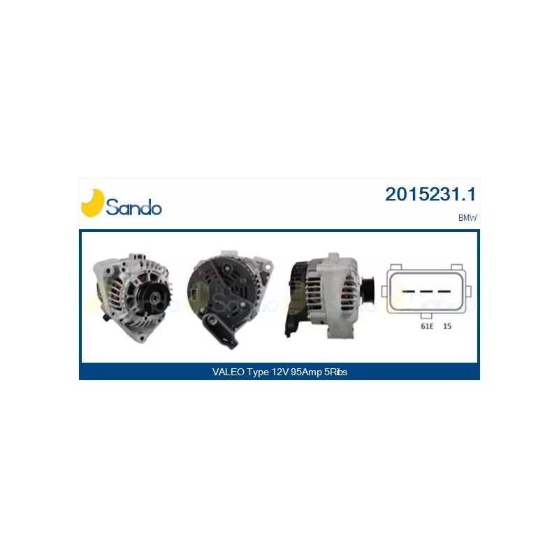 Alternateur SANDO 2015231.1