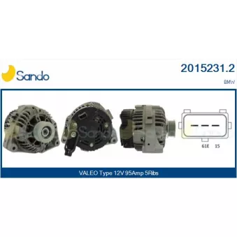Alternateur SANDO 2015231.2