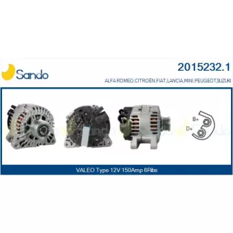 Alternateur SANDO 2015232.1