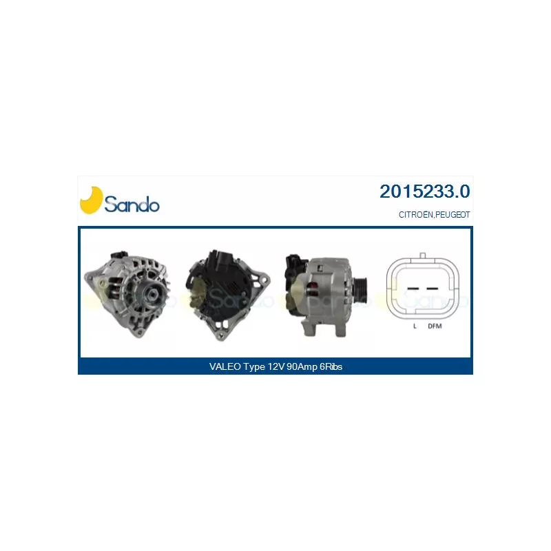 Alternateur SANDO 2015233.0