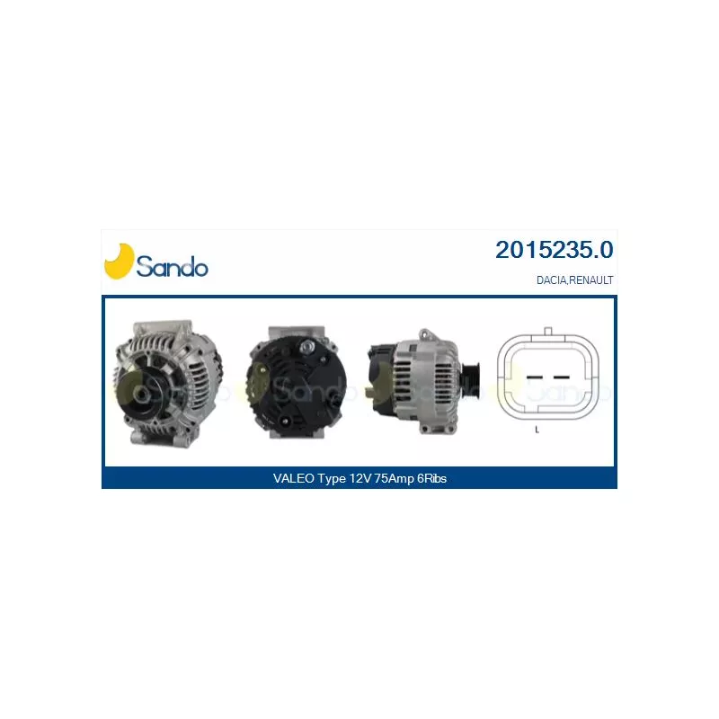 Alternateur SANDO 2015235.0