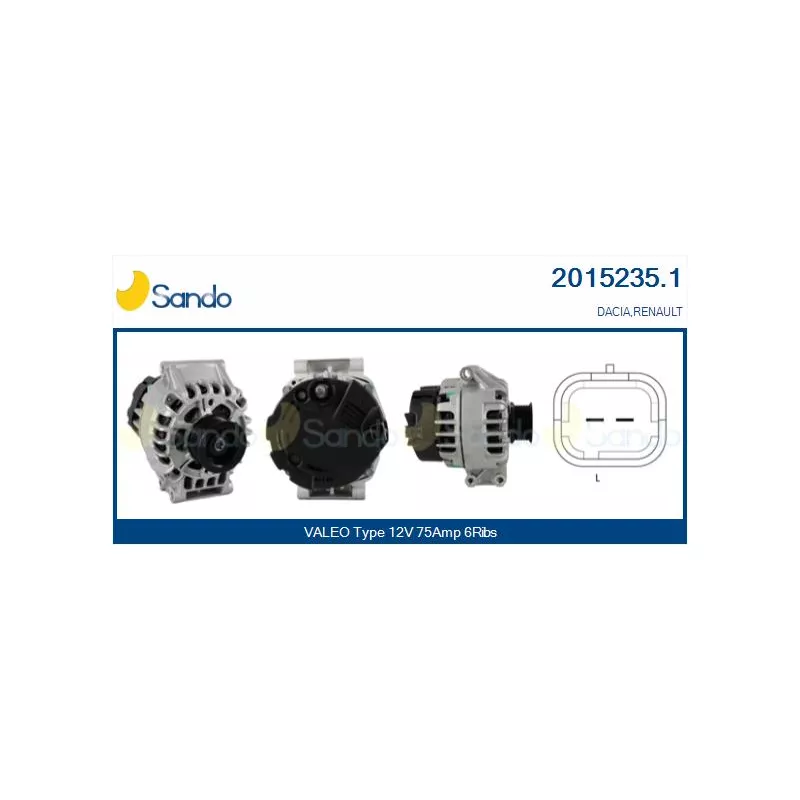 Alternateur SANDO 2015235.1