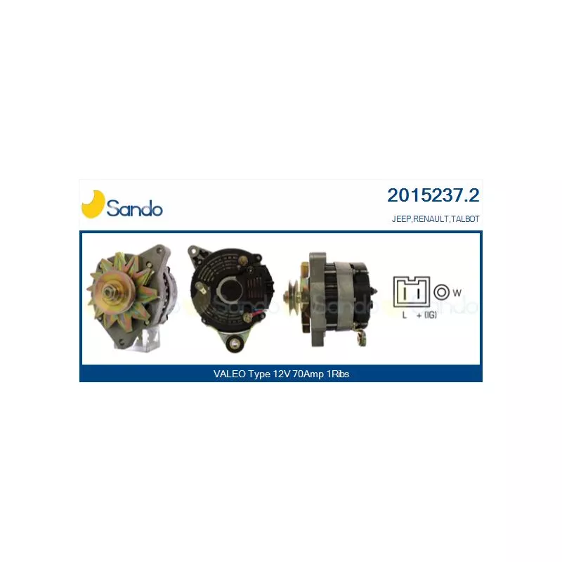 Alternateur SANDO 2015237.2