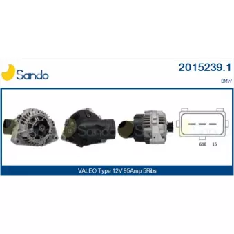 Alternateur SANDO 2015239.1