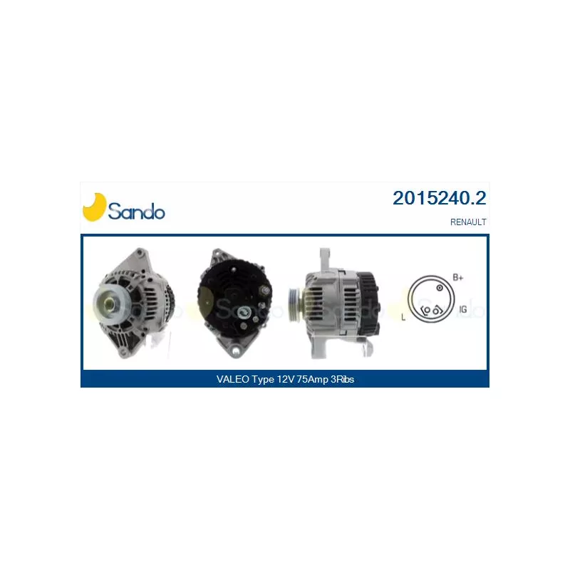 Alternateur SANDO 2015240.2