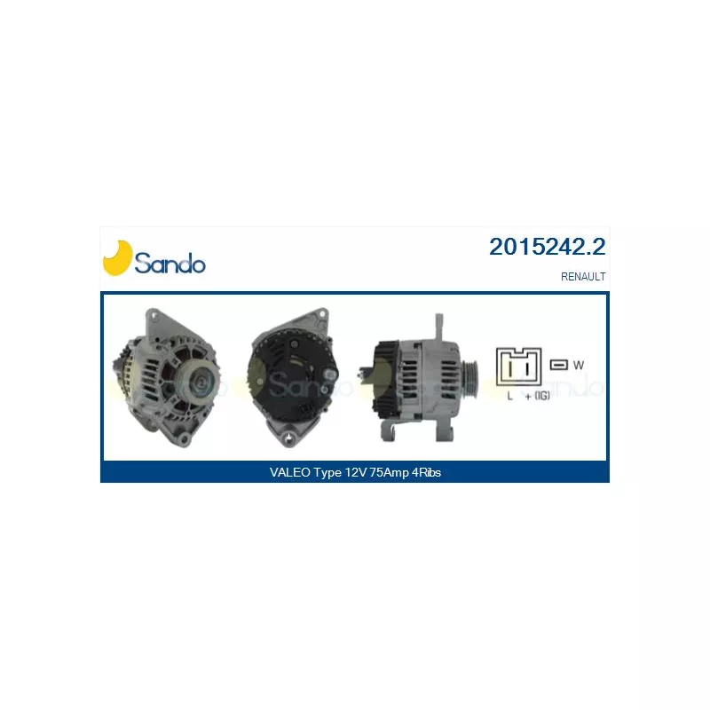 Alternateur SANDO 2015242.2