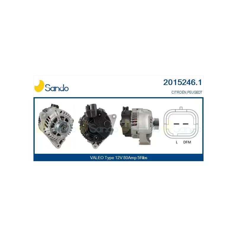 Alternateur SANDO 2015246.1