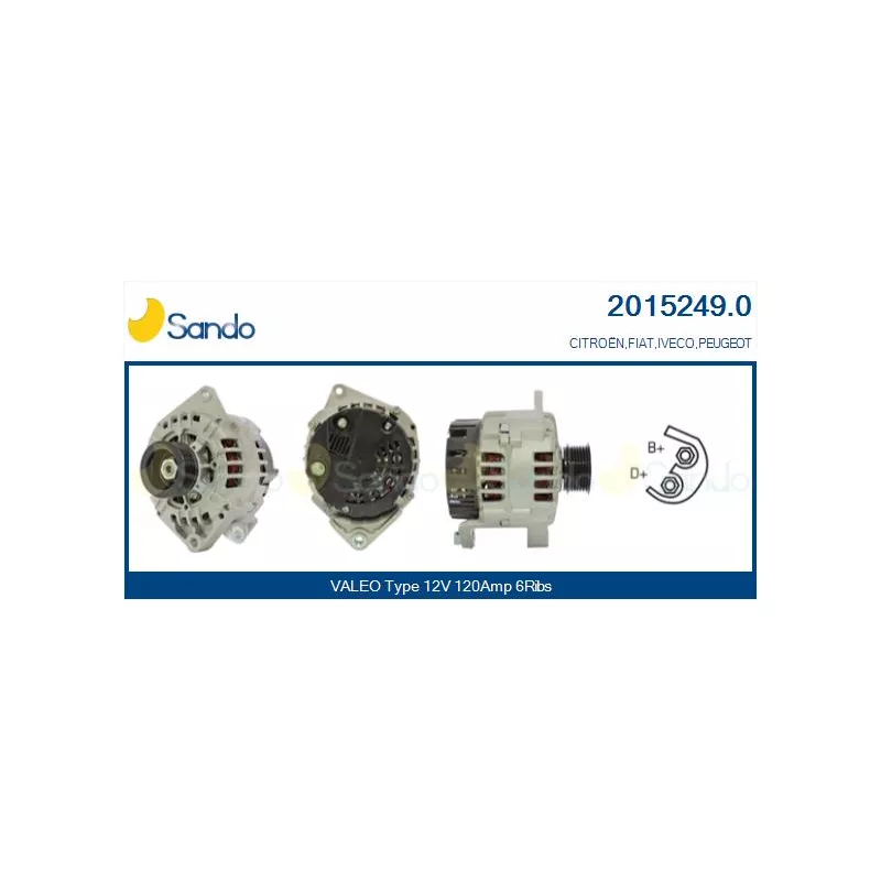 Alternateur SANDO 2015249.0