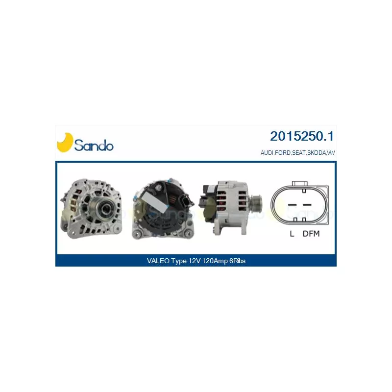 Alternateur SANDO 2015250.1
