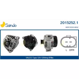 Alternateur SANDO 2015252.1