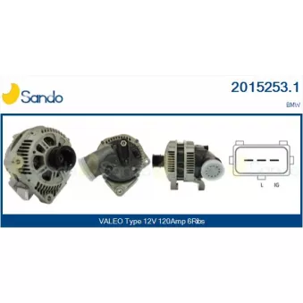 Alternateur SANDO 2015253.1
