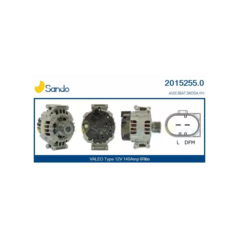 Alternateur SANDO 2015255.0