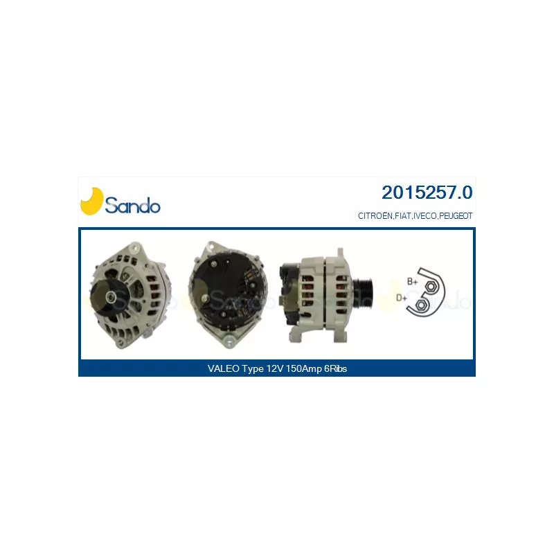 Alternateur SANDO 2015257.0