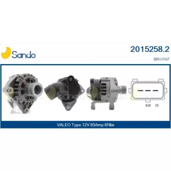 Alternateur SANDO 2015258.2