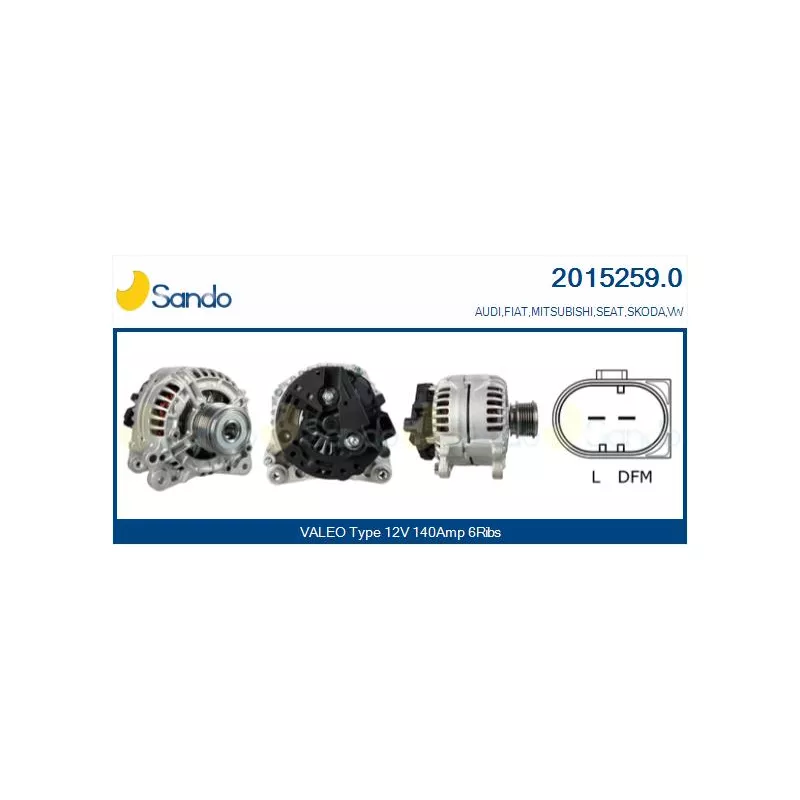 Alternateur SANDO 2015259.0