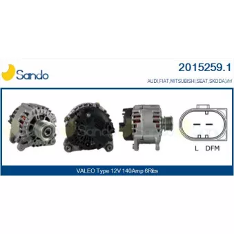 Alternateur SANDO 2015259.1
