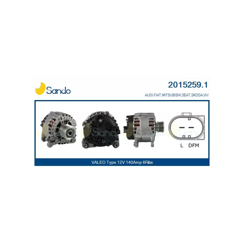 Alternateur SANDO 2015259.1