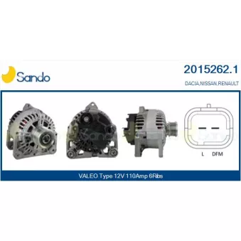 Alternateur SANDO 2015262.1