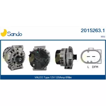 Alternateur SANDO 2015263.1