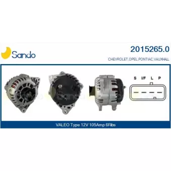 Alternateur SANDO 2015265.0