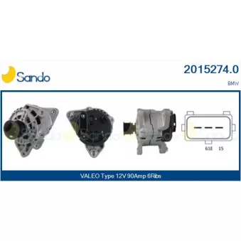 Alternateur SANDO 2015274.0