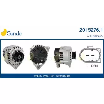 Alternateur SANDO 2015276.1