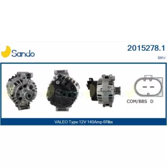 Alternateur SANDO 2015278.1