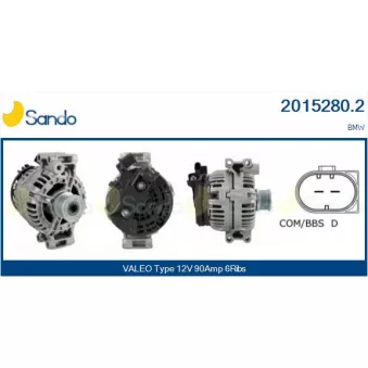 Alternateur SANDO 2015280.2