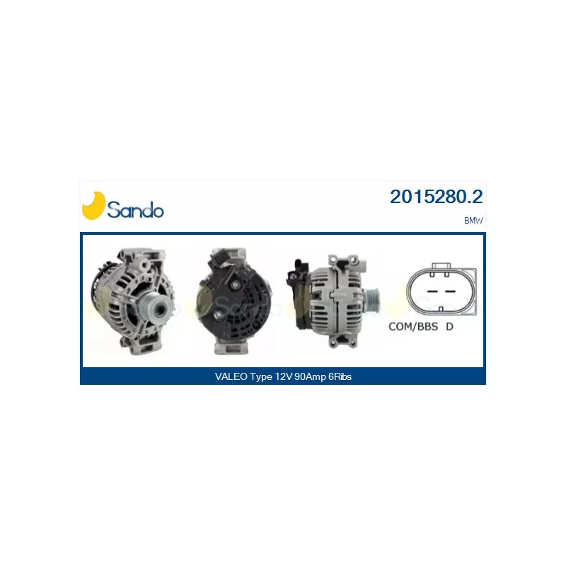 Alternateur SANDO 2015280.2