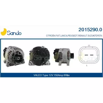 Alternateur SANDO 2015290.0