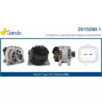 Alternateur SANDO 2015290.1