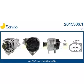 Alternateur SANDO 2015306.1