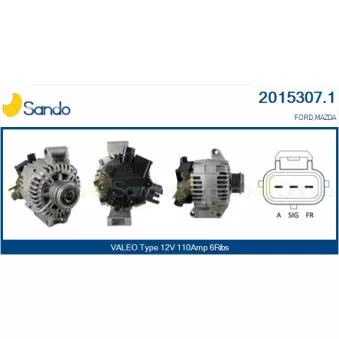 Alternateur SANDO 2015307.1