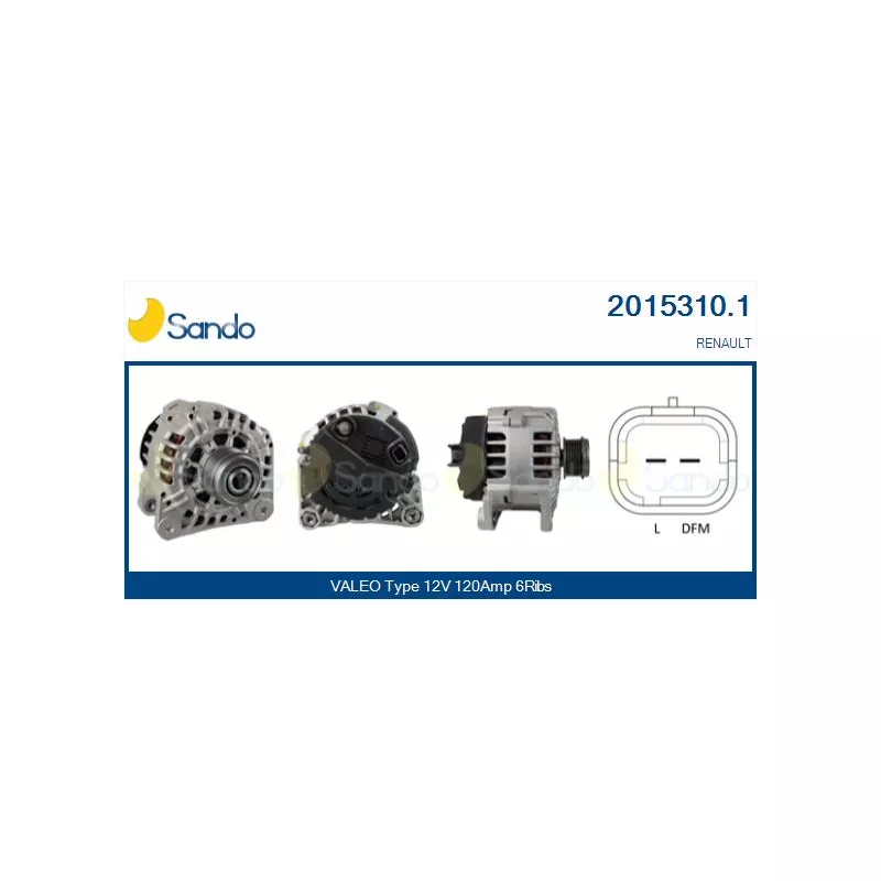 Alternateur SANDO 2015310.1