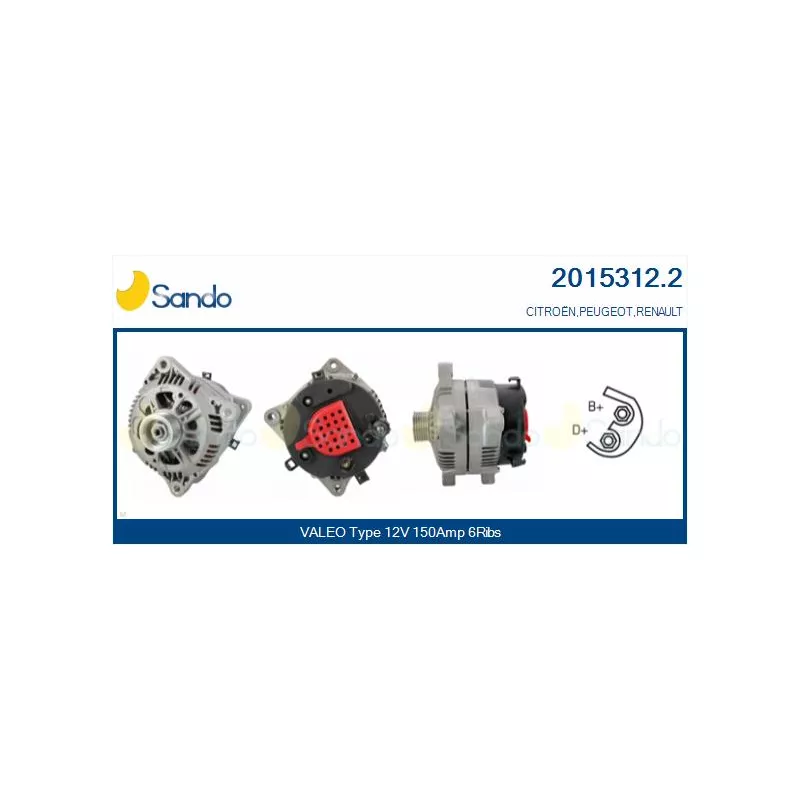 Alternateur SANDO 2015312.2