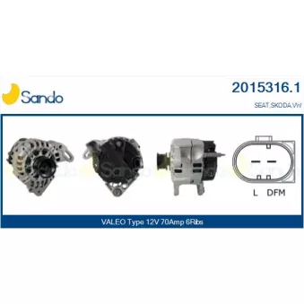 Alternateur SANDO 2015316.1
