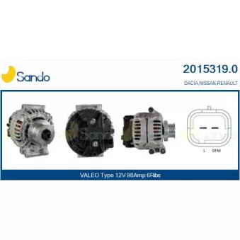 Alternateur SANDO 2015319.0