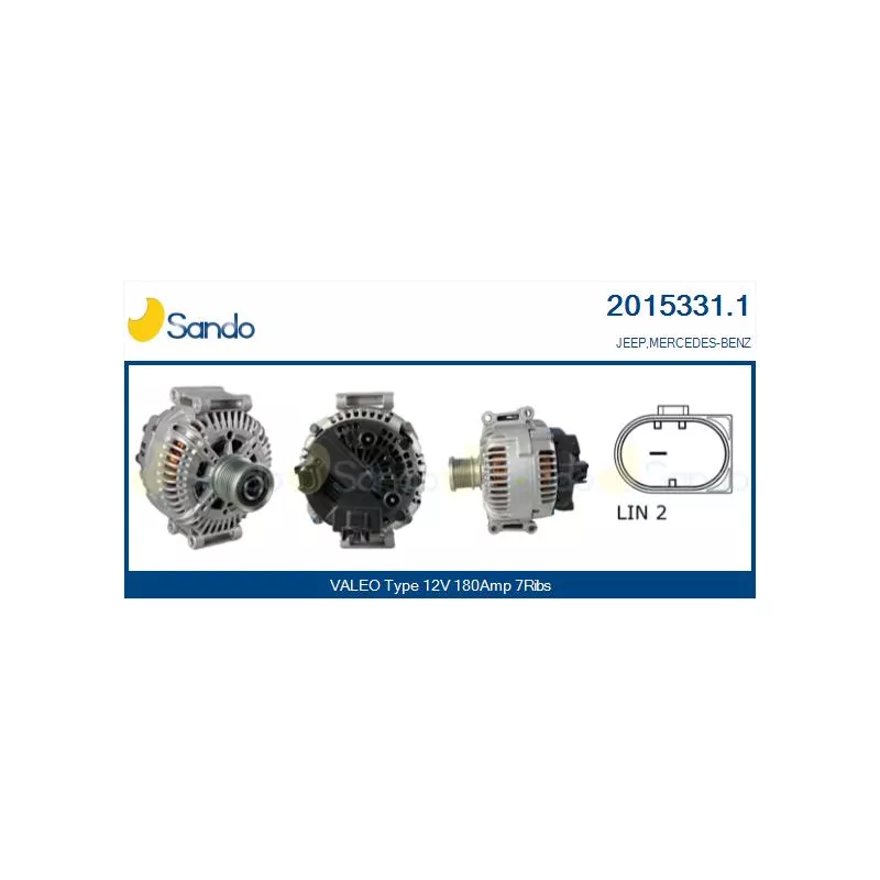 Alternateur SANDO 2015331.1