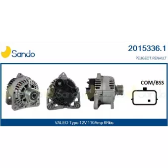 Alternateur SANDO 2015336.1