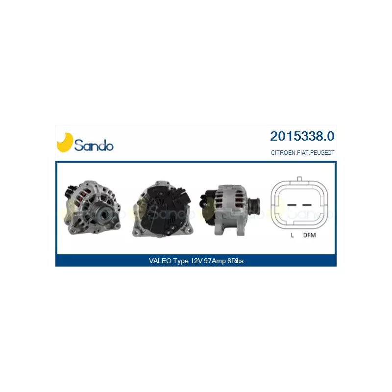 Alternateur SANDO 2015338.0