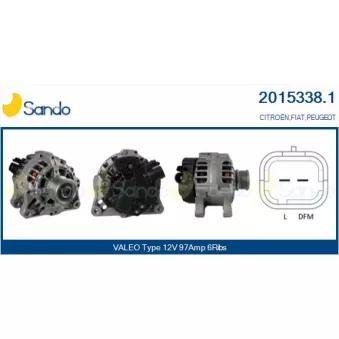 Alternateur SANDO 2015338.1