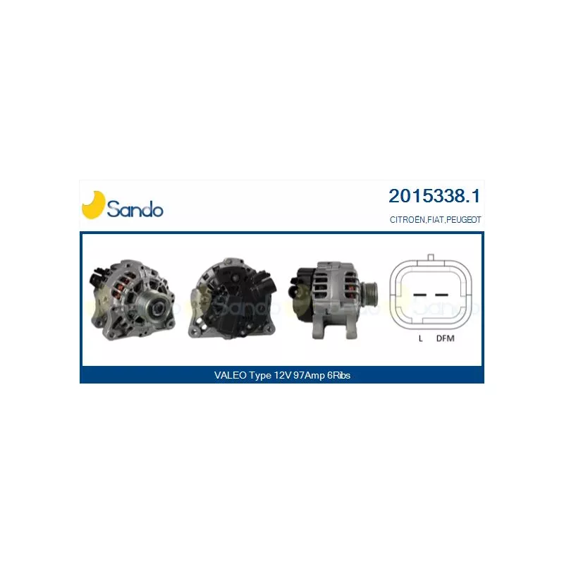Alternateur SANDO 2015338.1
