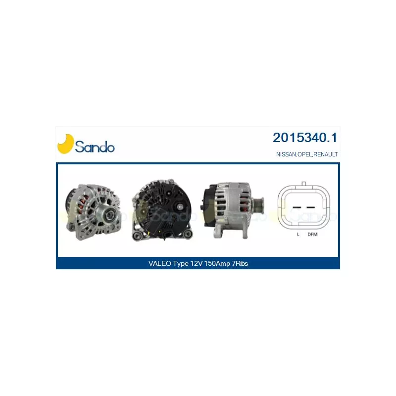Alternateur SANDO 2015340.1